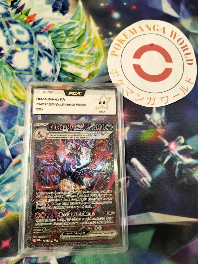 Carte Dracaufeu EX alternative PCA 9.5