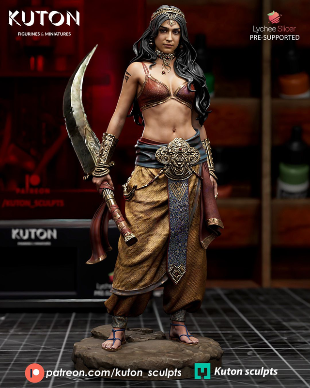 STATUE ZAHIRI série heroic fantasy 