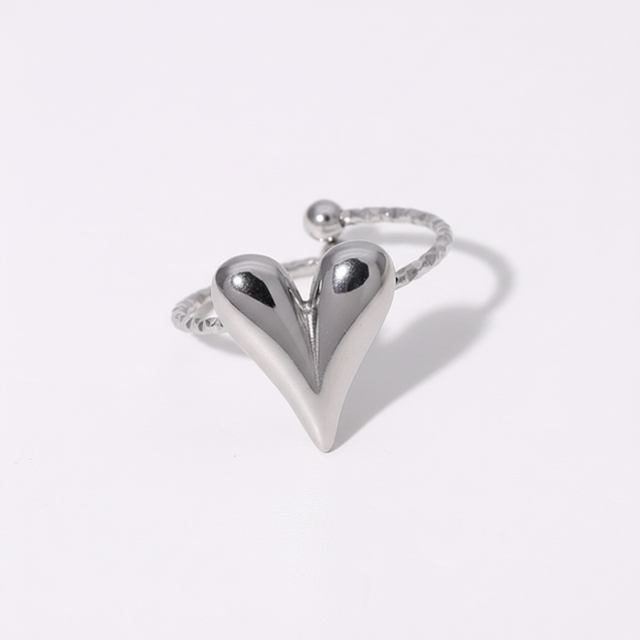 Anello Cuore Liquido