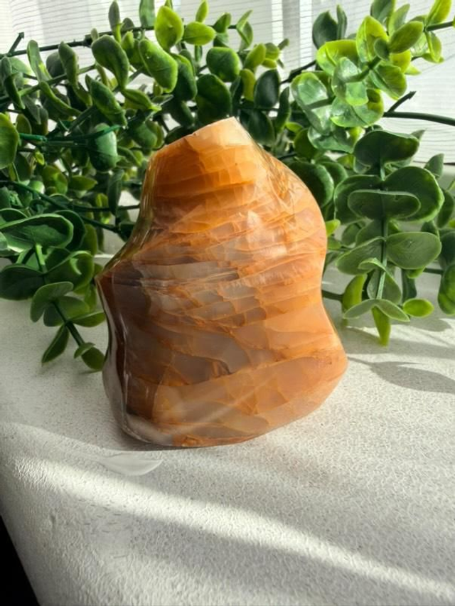 Peach Moonstone Flame