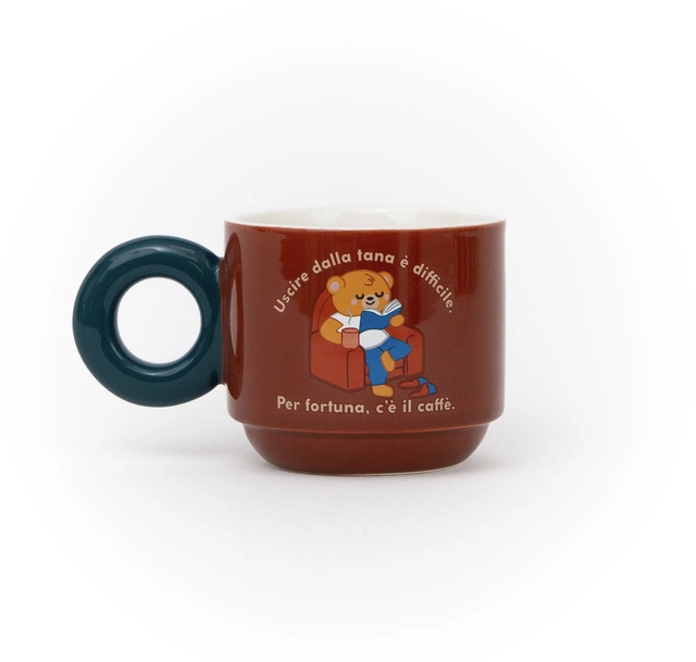 Tazza - Uscire dalla tana è difficile. Per fortuna, c’è il caffè!