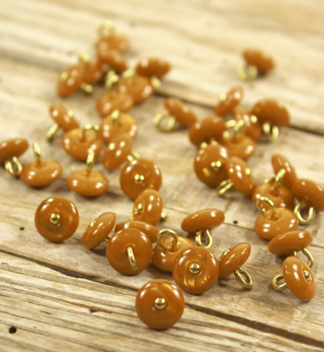 Perla 10mm Curry - Eglantine et Zoé