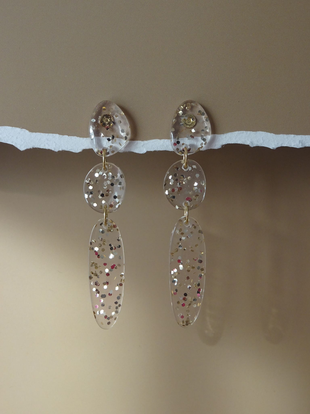 Cascade organique : Paillette champagne