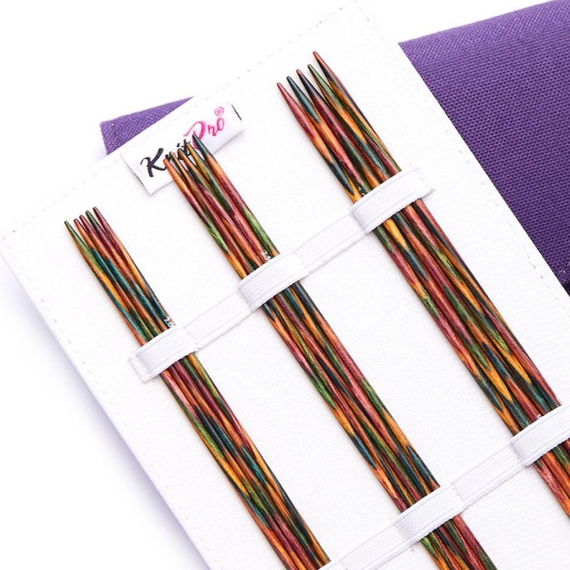 KnitPro Symfonie Double Point Knitting Needle Set - 20cm