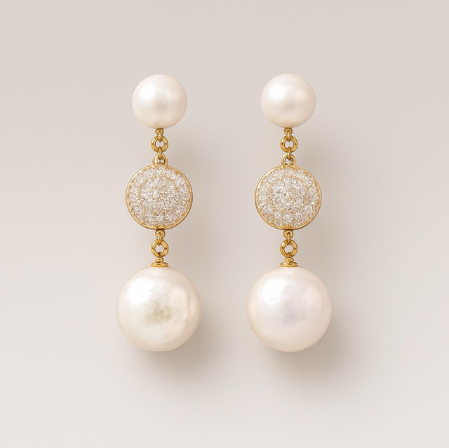 HANDMADE LUNA PEARL EARRINGS
