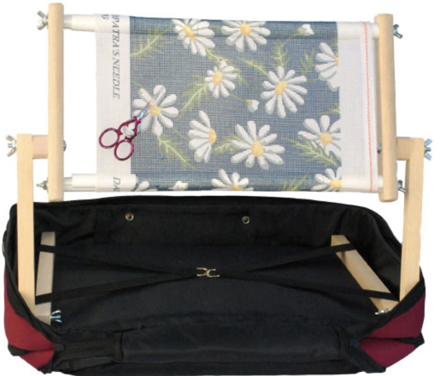15" LAPMAN, BURGUNDY CASE