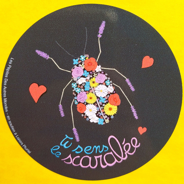 Sticker "Tu sens le scarabée"