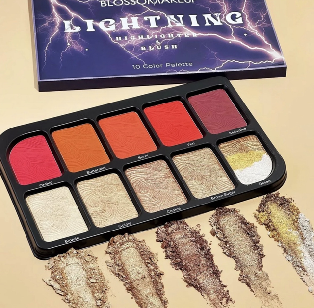 Lightning blush & Highlighter