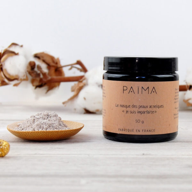 Masque visage peau acneique