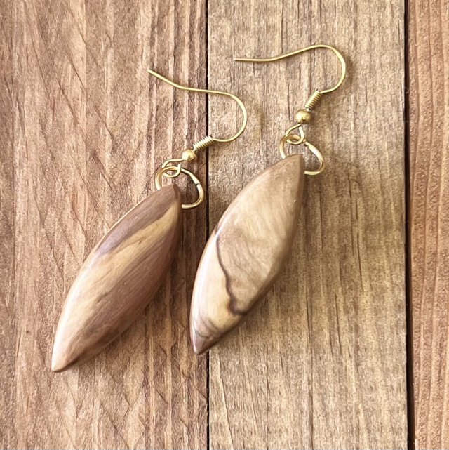 Boucle d’oreille losange 