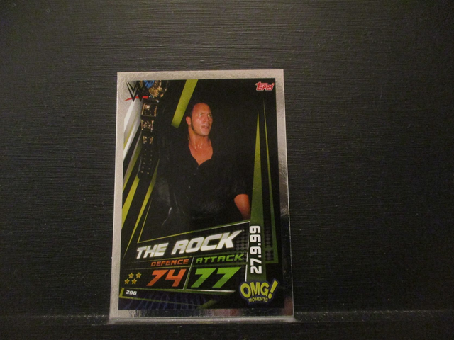 The Rock - OMG! Moments Slam Attax Universe Original Trading Card #296