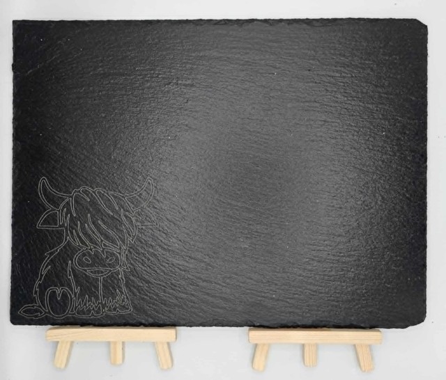 0005. Highland Cow - Slate Placemat