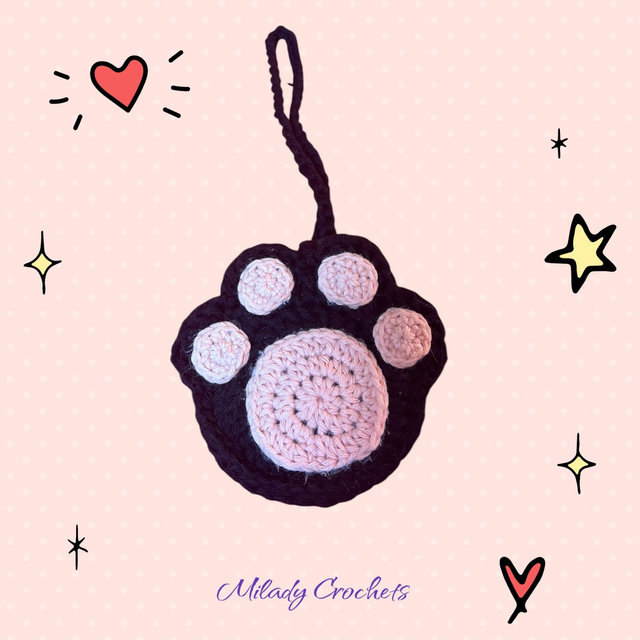 Pochette patoune de chat