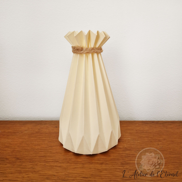 Vase en origami