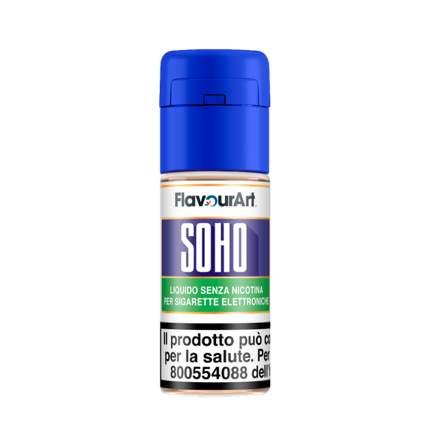 FLAVOURART SOHO Liquido Pronto 10ml 0mg EAN8058611040108