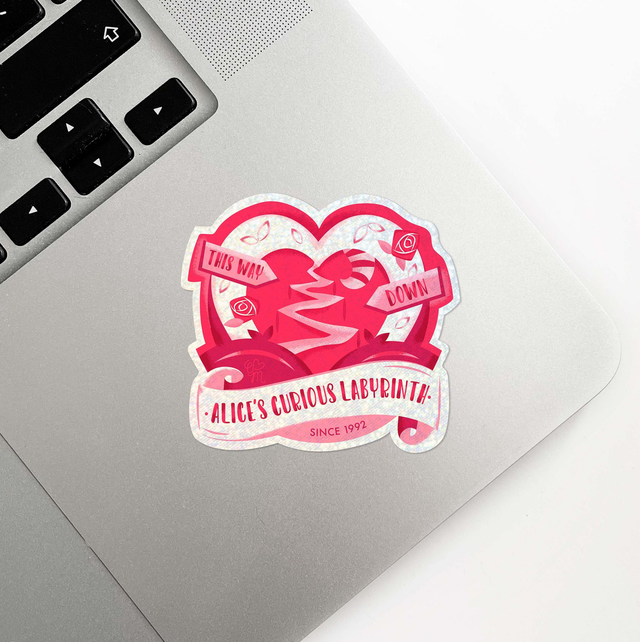 Sticker holographique Attractions Légendaires | 16 Alice's Curious Labyrinth