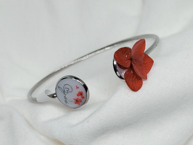 Bracelet Anna coloris rouge 