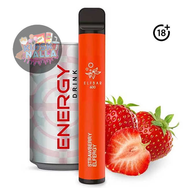 Elfbar 600 Strawberry Energy 20mg Nikotin
