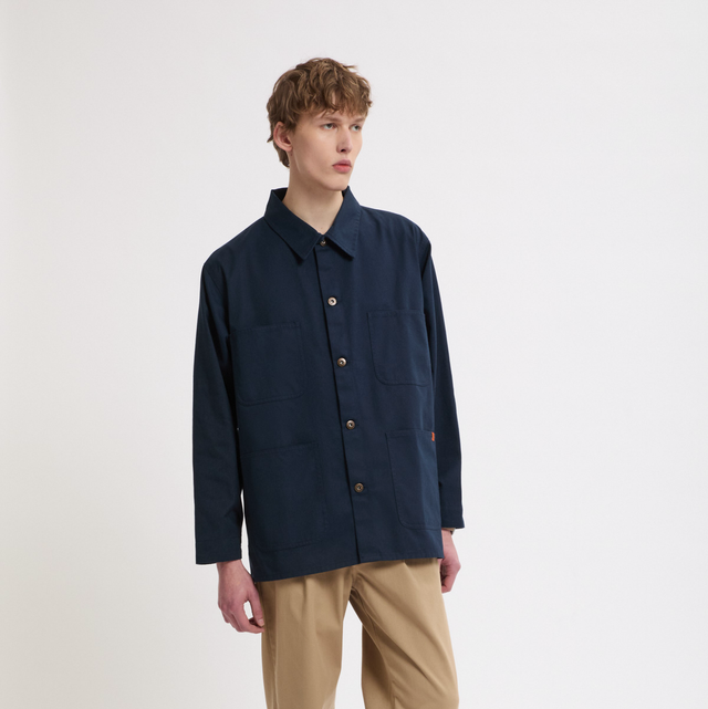 Universal Overall Bio Wash Overall Jacket Navy