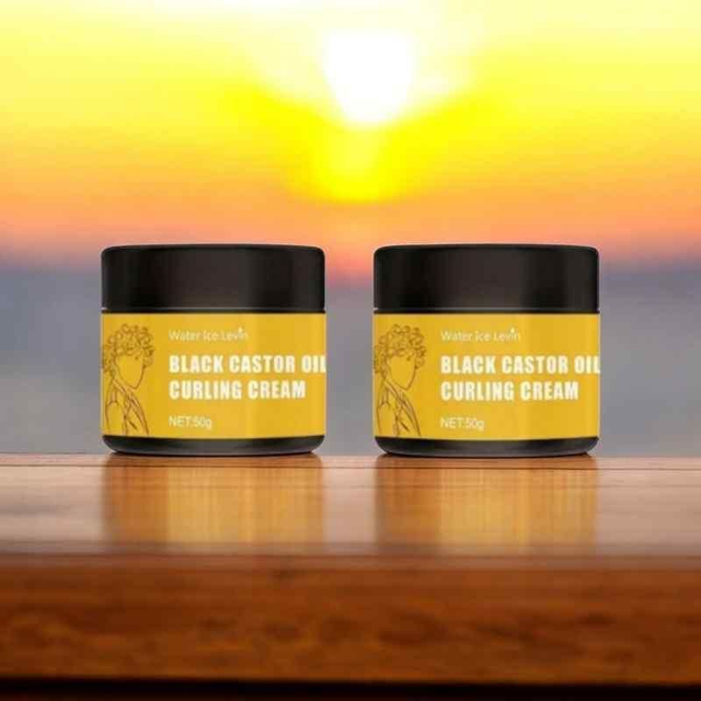 Black Castor Oil Curling Cream – 50g | Nourishing &amp; Moisturising
