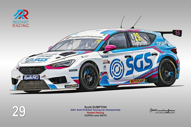 C240402 Cupra Leon NGTC BTCC24 RESTART SUMPTON #29