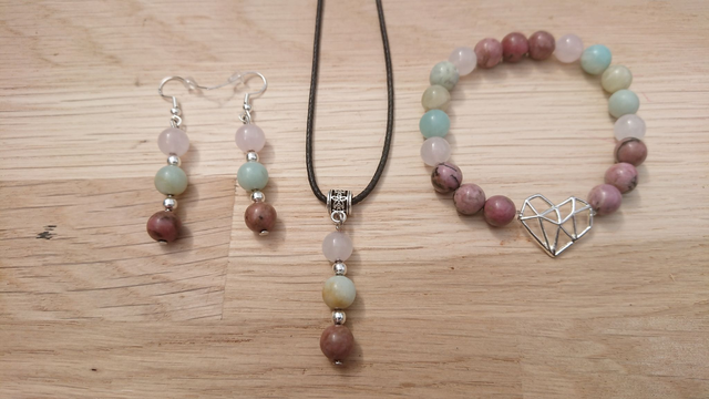 Parure Gemmes du cœur