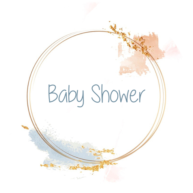 Lot de stickers papier &quot;Baby Shower&quot; - Personnalisable