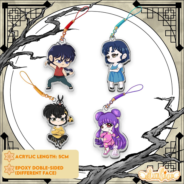 Ranma 1/2 phone charm