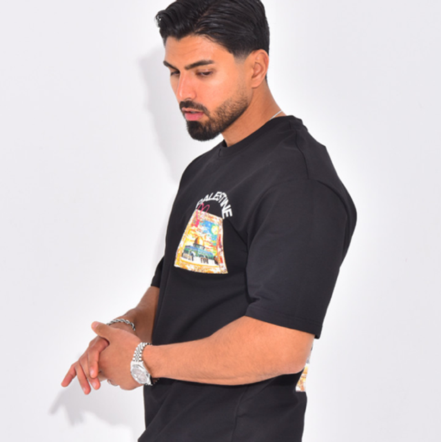 T-shirt Palestine 🇵🇸 Noir 