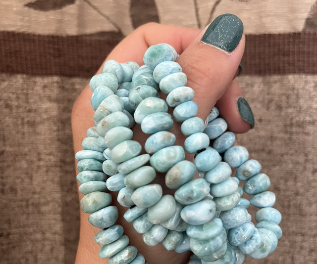 Bracelet de Larimar de belle qualité 