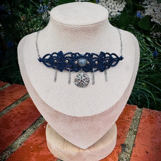 Collier NYMPHEA labradorite