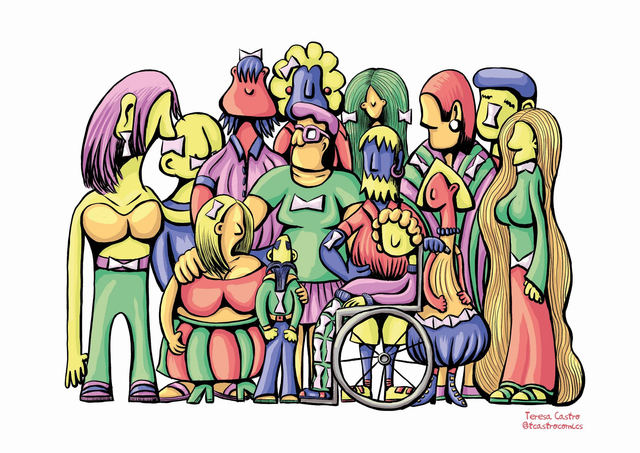 Diverses pero iguales - Ilustración LGTBIQ