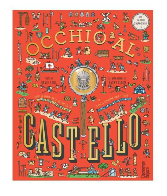 Occhio al castello! con lente d'ingrandimento - 	Long David