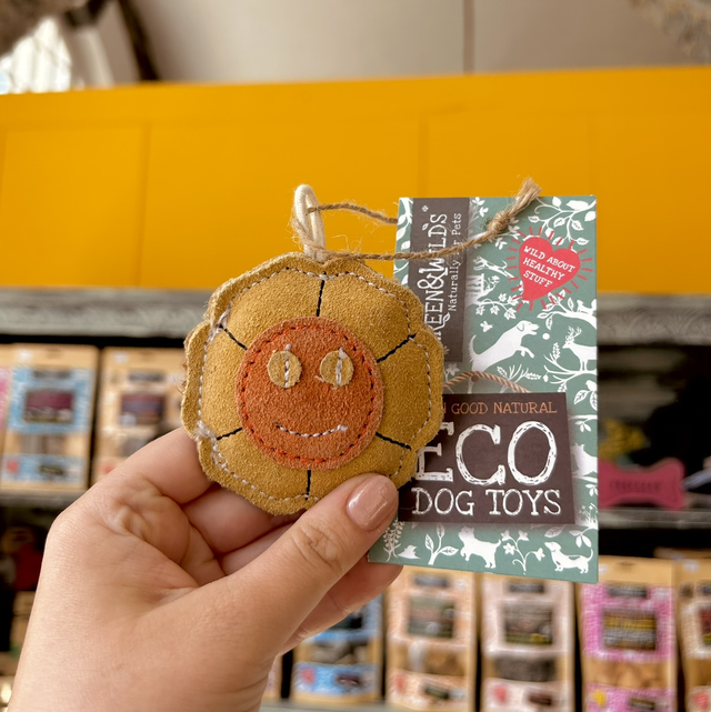Green & Wilds Sylvia the Sunflower, Eco Cat & Dog Toy