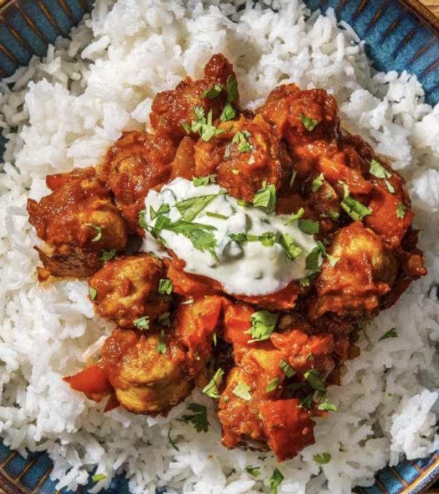 Rougail Saucisses, Riz