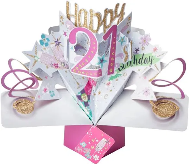 21st female pop out card