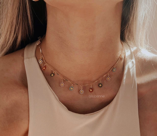 Chocker Lluvia de Flor