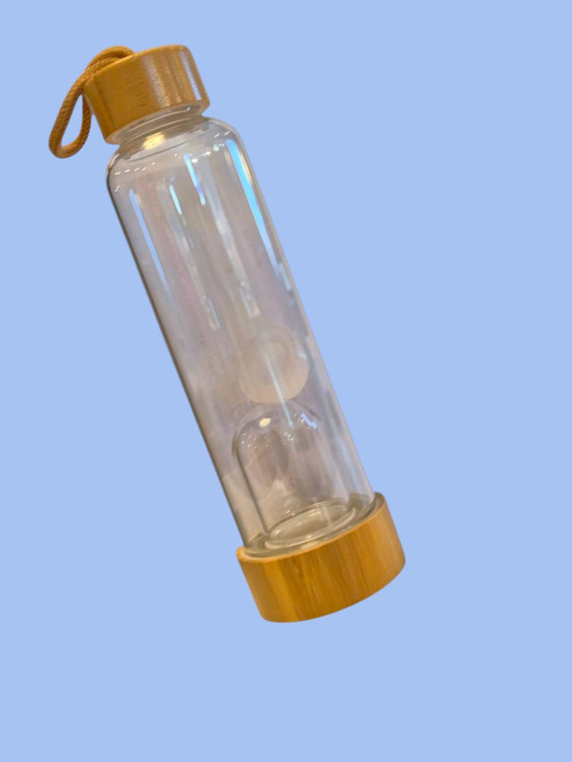 Edelsteinflasche Aura aus Bambus, ohne Steine