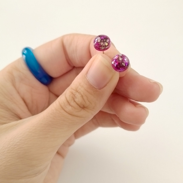 Pendientes Mini Camaleonicos Rosa