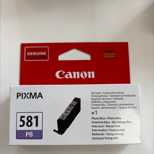 581 ORIGINALE CANON BLEU CLAIRE 581PBID 