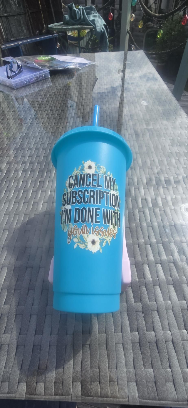 Cancel My Subscription Cold Cup Limited Edition (Blue)