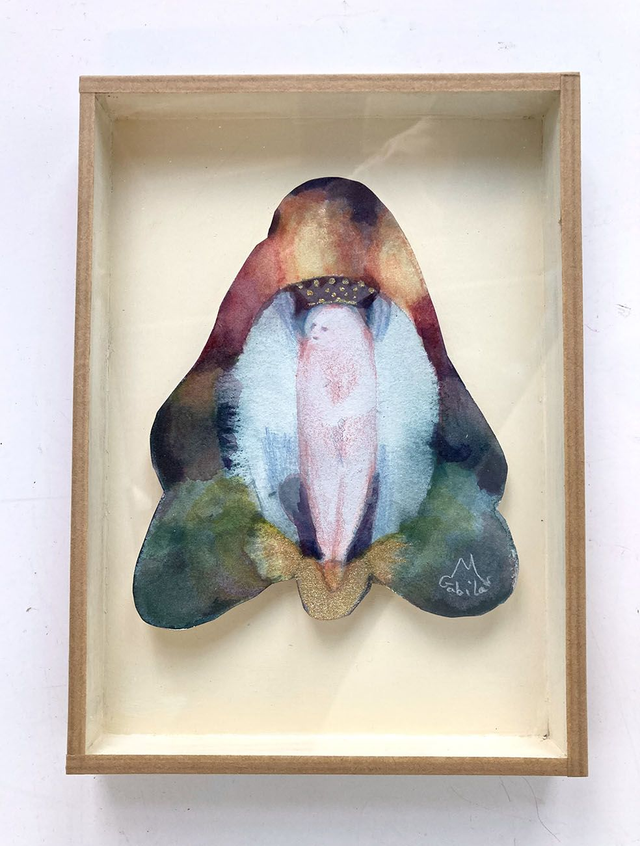 Ange des abysses 1 encadré