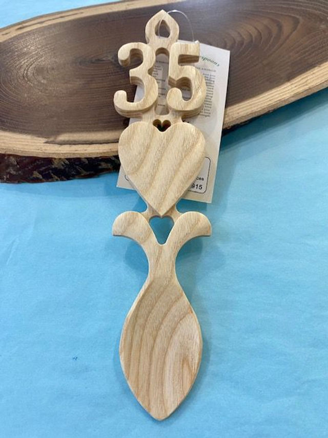 35th Anniversary Welsh Lovespoon  