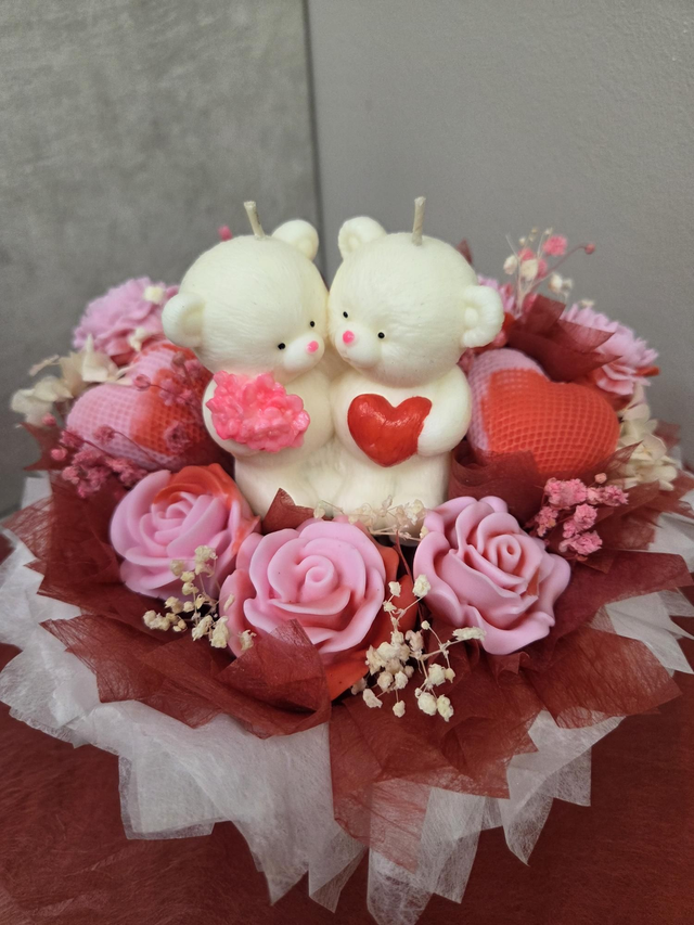 Bouquet fondant fraise 