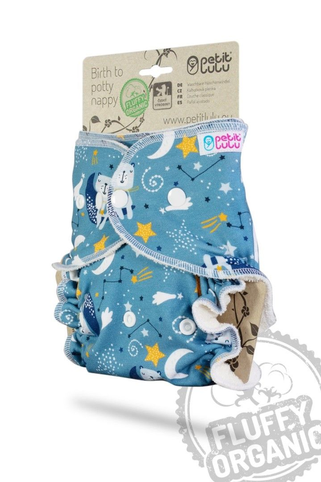 Petit Lulu - Fluffy Organic couche classique Maxi Night