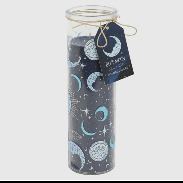 Blue Moon wild blueberry and vanilla tube candle