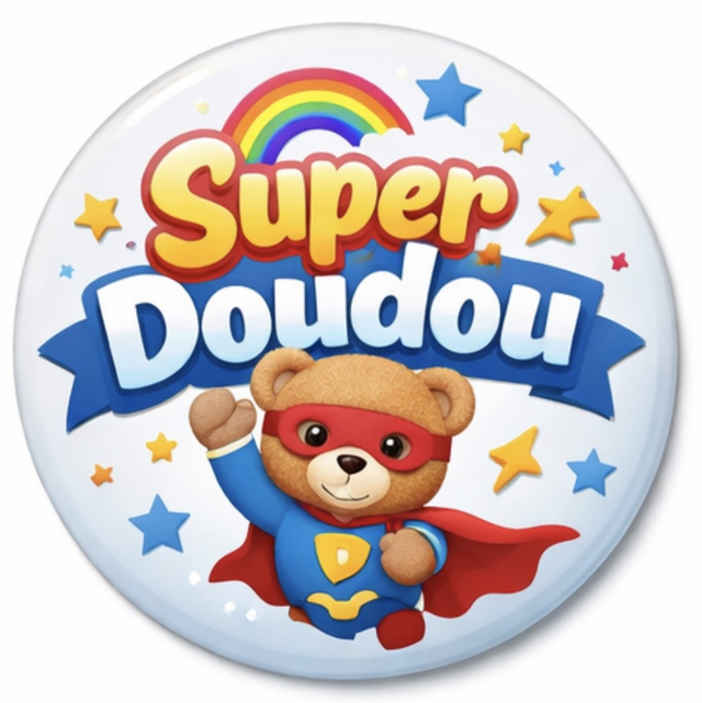 Badge super doudou 