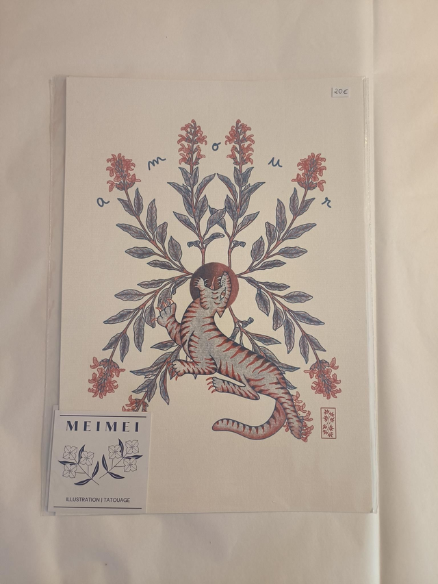 A4 tigre et sauge