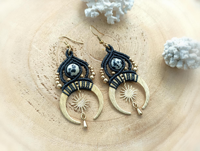 Boucles d'oreilles « SAYA » ~ Coloris au choix
