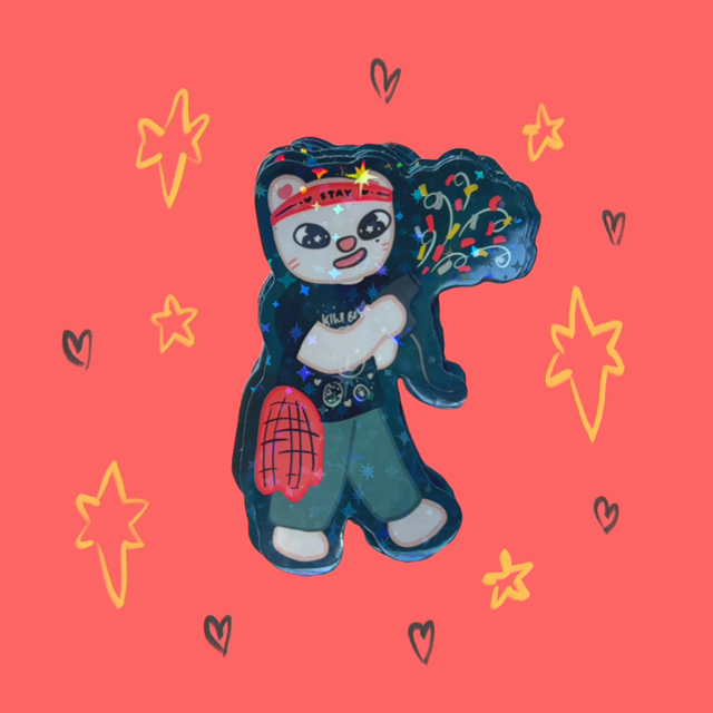 Stray kids Stickers 6CM | Hyunjin Jiniret ATE